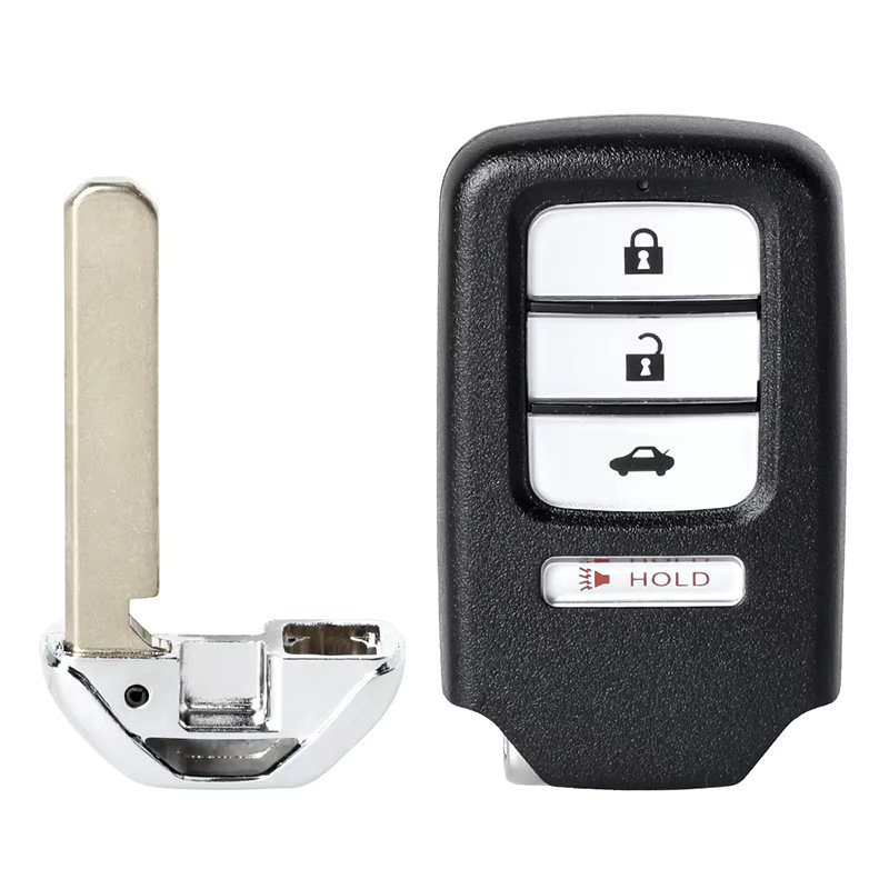 KEYECU Smart Remote Key Fob mit ID47 Chip für Honda City Accord Civic 2013-2016, 313,8 MHz / 434 MHz, Schwarz - Bild 3