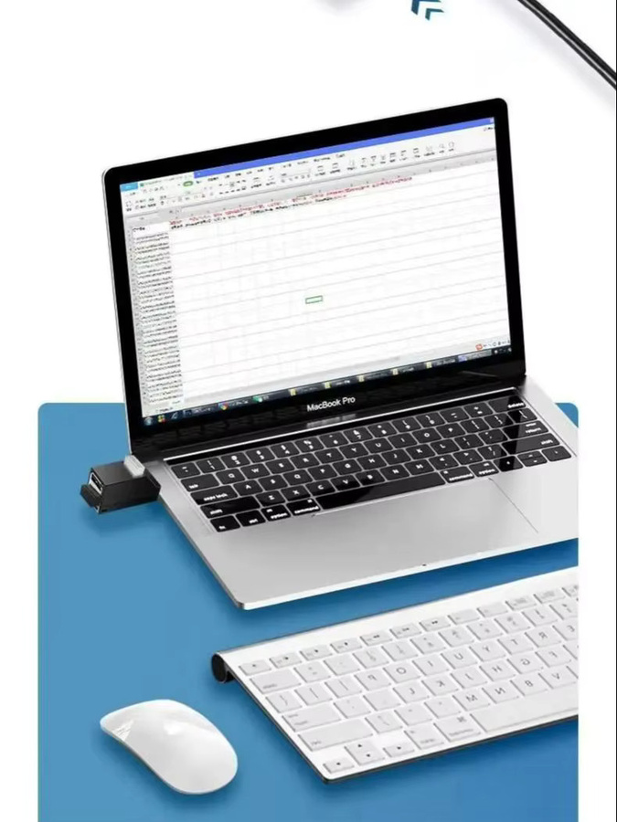 Tutew Mini USB 3.0 auf 3 Ports Hub Adapter Extender Splitter in Schwarz für PC und Laptop - Bild 5