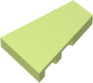 Gobricks 2x3 Keilförmige Teile Fliesenplatten, 10-teiliges Set, Grün - Bild 1