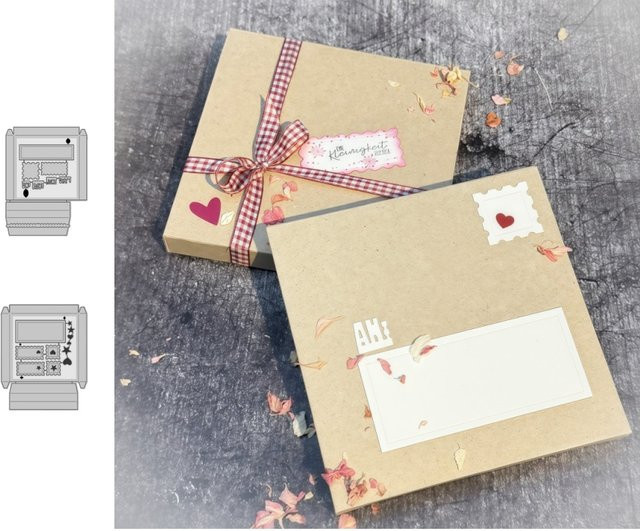 Metall Schneideform Umschlag Abdeckung für DIY Scrapbooking und Karten Basteln - Bild 1