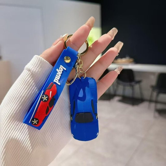 CHIC STUDIO Schlüsselanhänger Weichplastik, Blue, Unisex - Bild 1
