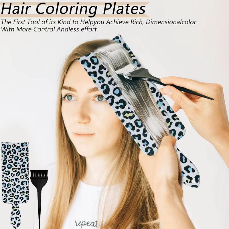 WANMEI Leopard Balayage Haarfärbe-Set, Unisex - Bild 6