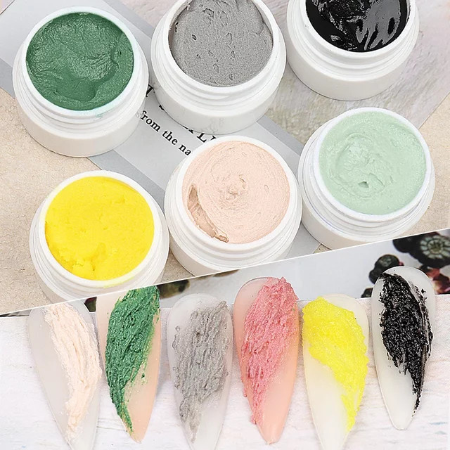 SWEET TREND Acryl Gravierte Zeichnung Gel Nägel, 2 Stück, Matt - Bild 1