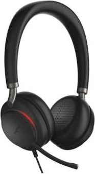 Yealink UH35 Dual Teams On-Ear Headset mit USB-A und USB-C in Schwarz - Bild 1