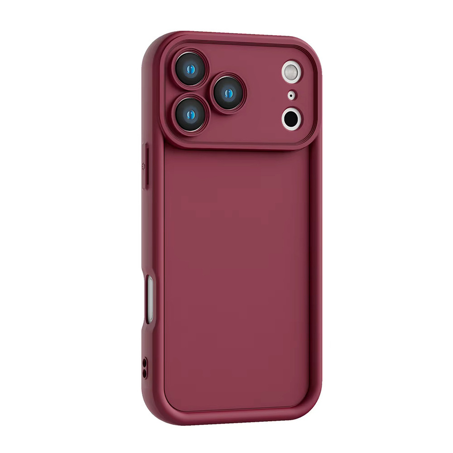 Stoßfeste Schutzhülle mit matter Textur für Apple iPhone 17 Pro Max, iPhone 17 Pro und iPhone 17 Air in Schwarz und Rot - Bild 2