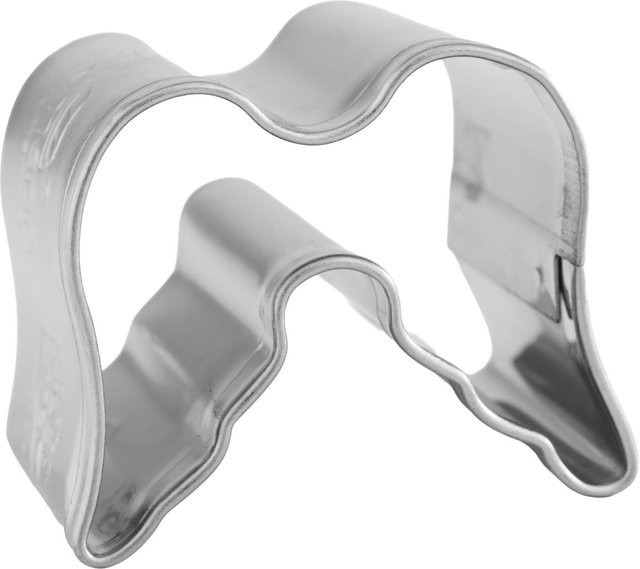 Birkmann Mini-Ausstechform Flügel aus Metall in Silber - Bild 1