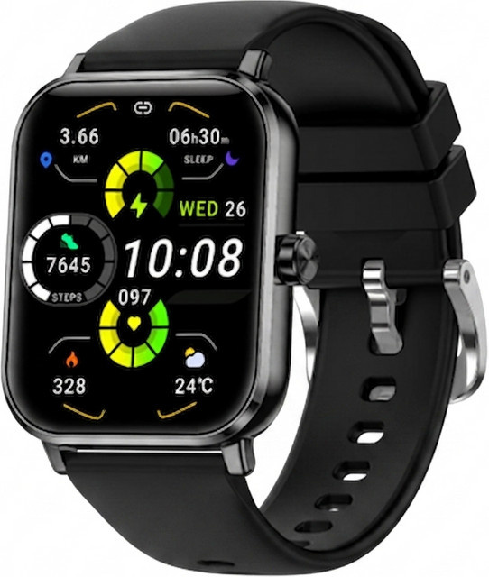 Beafon Watch 103 Smartwatch in Schwarz mit Herzfrequenzmessung und Schrittzähler - Bild 1