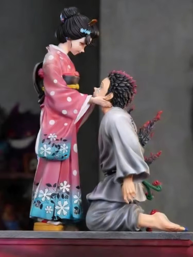 Bandai Demon Slayer Akaza & Koyuki Kirschblüten-Szene Modellfigur, 27cm - Bild 7