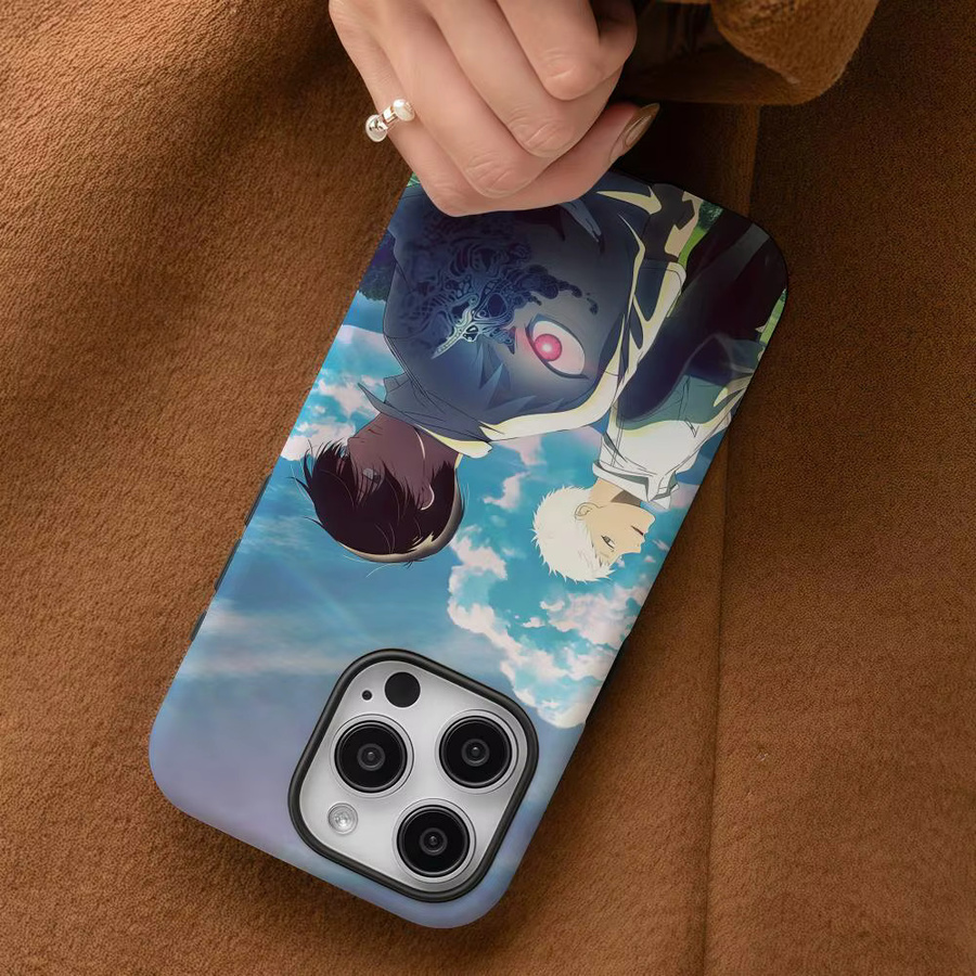 S-Summer Hikaru Died Handyhülle für Apple iPhone 17 16 15 14 13 12 Pro Max Plus in Weiß und Multicolour mit glänzender HD-Doppelschicht-Flüssig-Hartschale - Bild 4