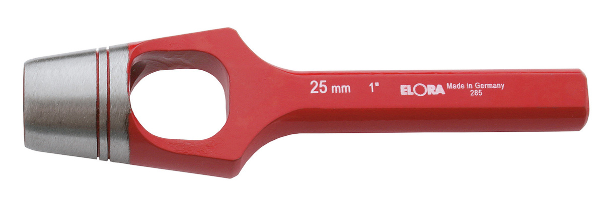 Elora Lochsäge in Rot mit einem Durchmesser von 58 mm - Bild 1