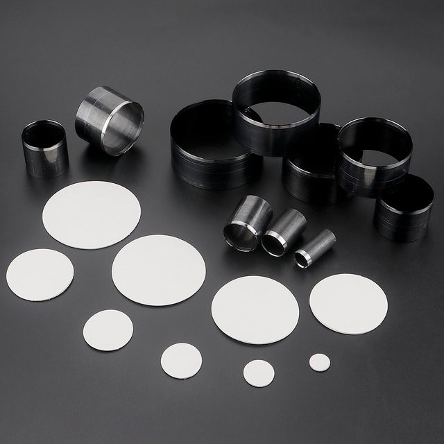 QJH 10-teiliges rundes Lederloch-Hohlstanzen-Set aus Kohlenstoffstahl in Silber für DIY-Handwerk mit Leder, EVA-Schaumfaserplatte und Ton - Bild 1