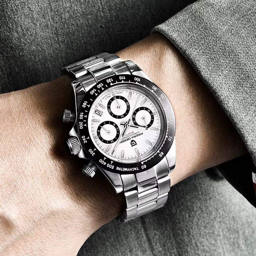 Pagani Design Chronograph, Quarz, Edelstahl, Saphirglas, Herren - Bild 3