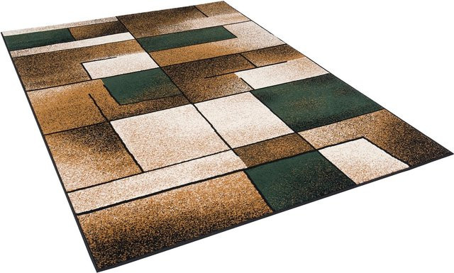 Pergamon Designer Teppich Brilliant Fantasy Grün Multicolour Modern Abstract B: 160 cm, T: 230 cm - Bild 1
