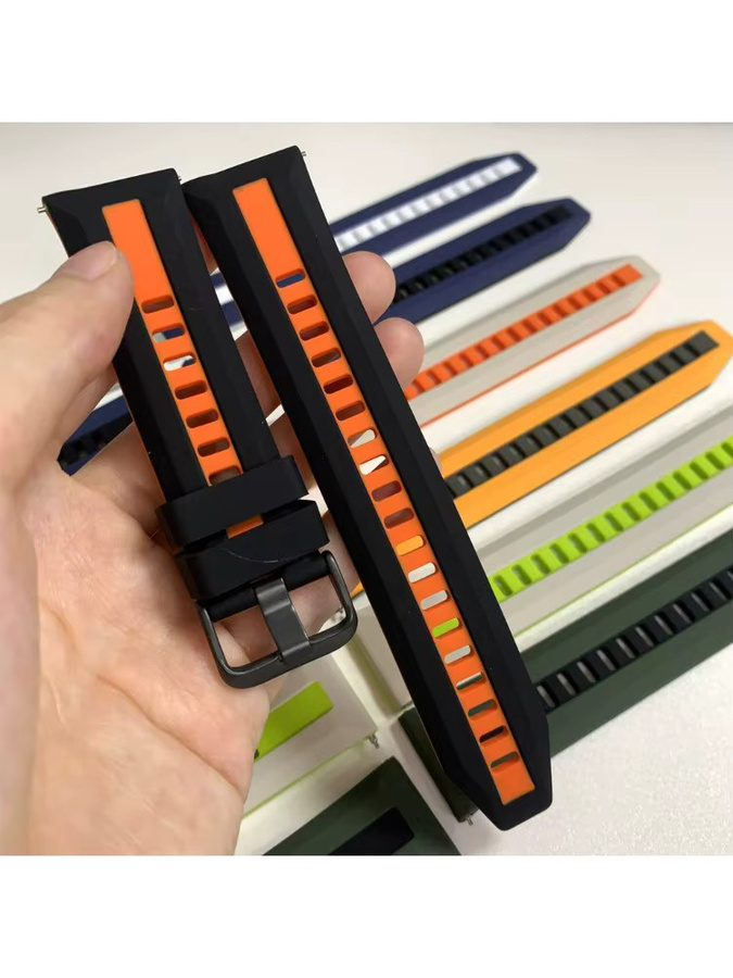 Xiaomi Smartwatch Armband, Silikon, 22 mm, Multicolor - Bild 5