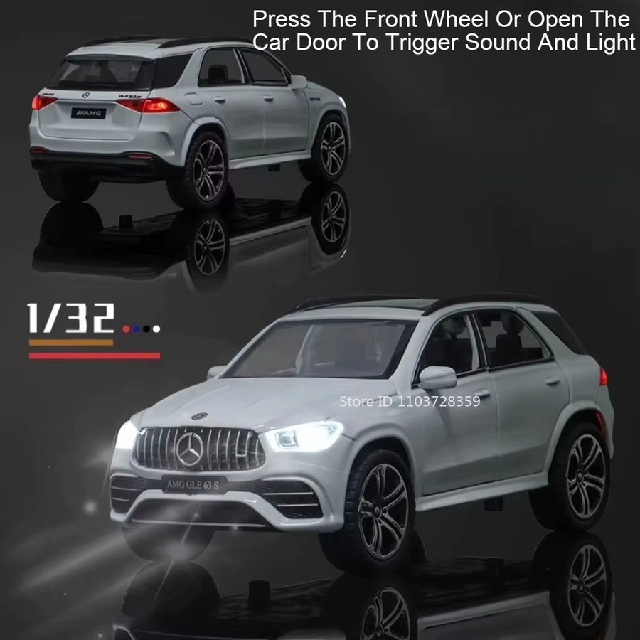 MAKEDA GLE 63S C260L Spielzeugauto, 1:32, Metall, mit Licht und Sound - Bild 2