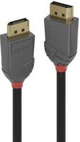 Lindy Anthra Line DisplayPort 1.2 Kabel Schwarz 7,5m mit 4K Unterstützung - Bild 1