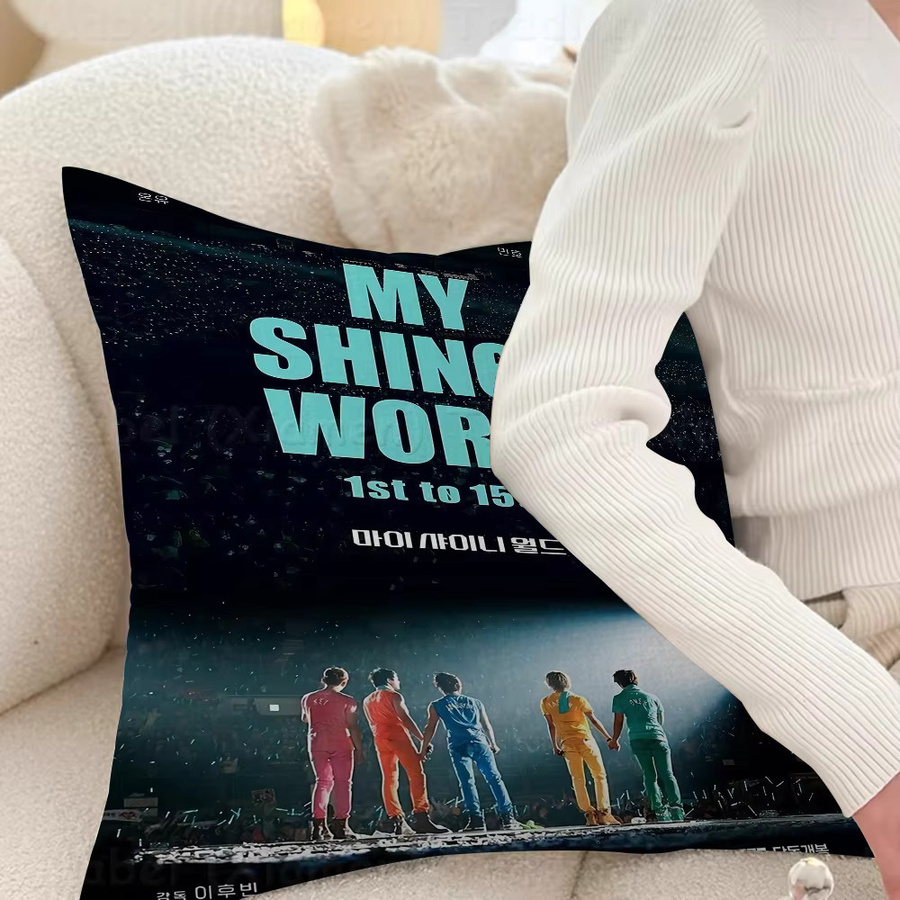 SHINee Kpop Kissenbezug mit Ahorn Design in Multicolor - Bild 2