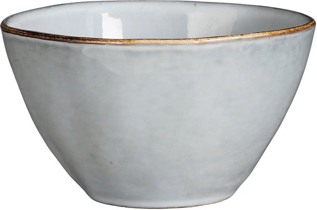 Mica Decorations Tabo Schüssel Hellgrau Höhe: 6,5 cm, Durchmesser: 14 cm - Bild 1