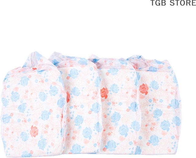 DIAPER&CORED Windel Hosen für 43 cm Baby Puppen, Zubehör, 4-teiliges Set - Bild 1
