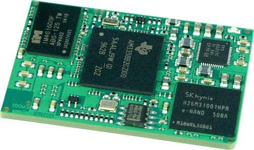 BeagleCore BCM1.STR 20.0002.9934 Single Board Computer mit 1GHz Prozessor, 512MB DDR3 RAM, 4GB eMMC Flash in Grün - Bild 1