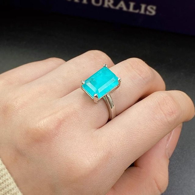 YIRAN Ring Messing, Zirkonia, Damen, Silber - Bild 1
