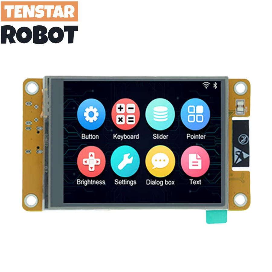 TENSTAR ESP32-Entwicklungsboard mit 2,8-Zoll-LCD-Touch-Display, LVGL, Wi-Fi und Bluetooth, TFT-Modul WROOM in Multicolor - Bild 4