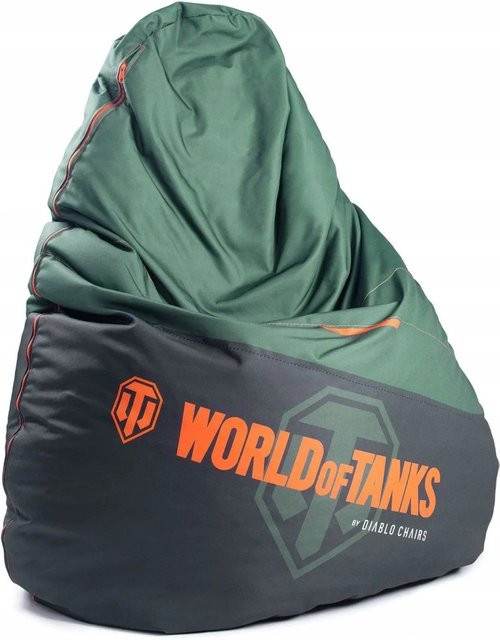 DIABLO CHAIRS Gaming Sitzsack World of Tanks aus wasserabweisendem Codura-Polyester mit Polystyrol-Kugeln - Bild 1