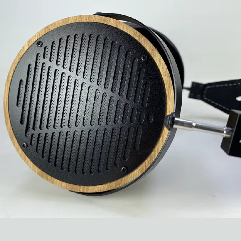 GONANIA DIY Zingana-Holz externe Holzschale Kopfbügel-Halbteil für HiFIMAN und AUDEZE LCD Kopfhörer, braun, 100mm - Bild 4