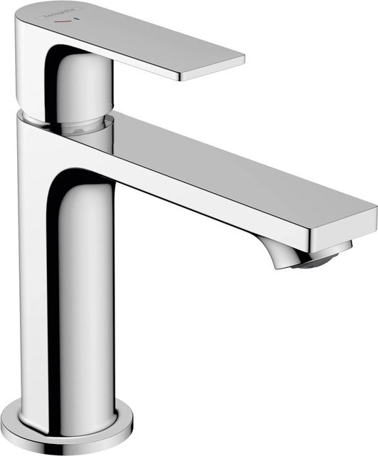 Hansgrohe Waschtisch-Einhebelmischer Rebris E 110 CoolSt in Chrom mit Zugstangen-Ablaufgarnitur - Bild 1