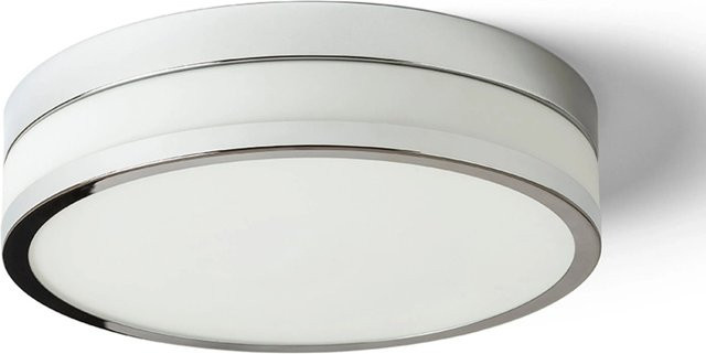 Rendl Deckenleuchte CIRA LED 35 in Weiß mit Opalglas und IP44 Schutzart, 24 W, Warmweiß - Bild 1