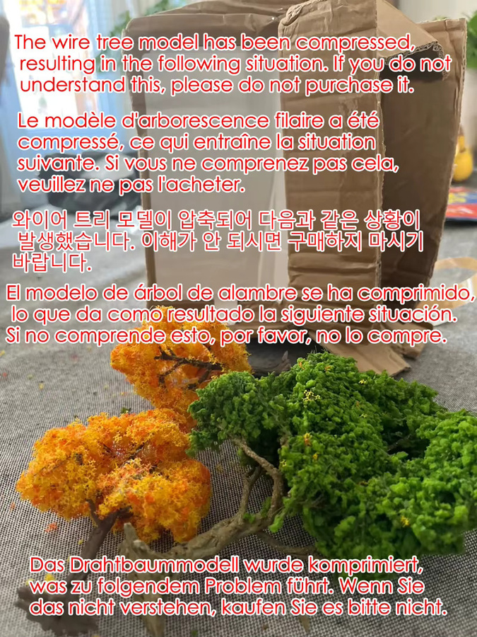 FunTrying Mikro-Landschaftsbaum-Modell, Grüner Baum, Natur - Bild 3