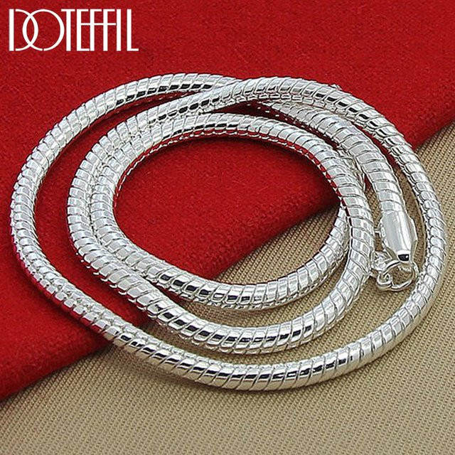 DOTEFFIL Schlangenkette 925 Silber, Unisex - Bild 1
