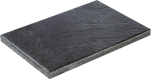 Diephaus Terrassenplatte Siva in Schwarz-Basalt B/T/H: 60 x 40 x 4 cm - Bild 1