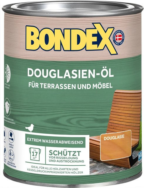 Bondex Douglasien-Öl Holzschutz für außen matt, Farbe: Braun, 0,75 l - Bild 1