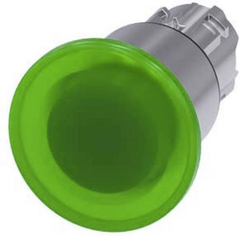 Siemens Pilzdrucktaster 3SU1051-1EA40-0AA0 in Grün mit IP66 IP67 IP69/IP69K Schutzart - Bild 1