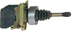 Schneider Electric Joystick XD4PA24 mit 4 Richtungen und Rückzug in Schwarz aus Metall - Bild 1