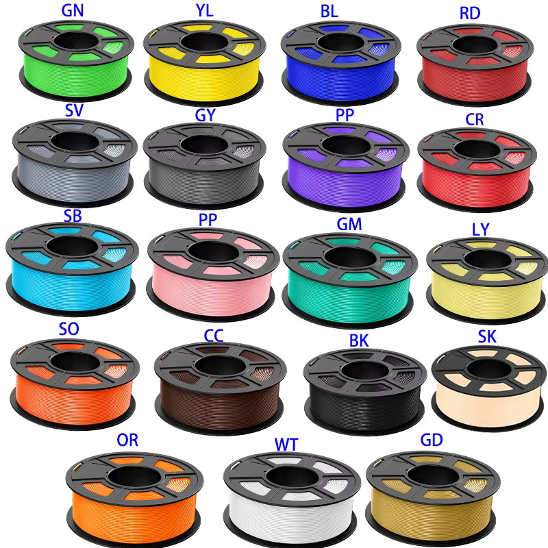 JAYO PLA 3D-Filament Set für FDM-Druck, 11 kg (8 Rollen), 1,75 mm Durchmesser - Bild 2