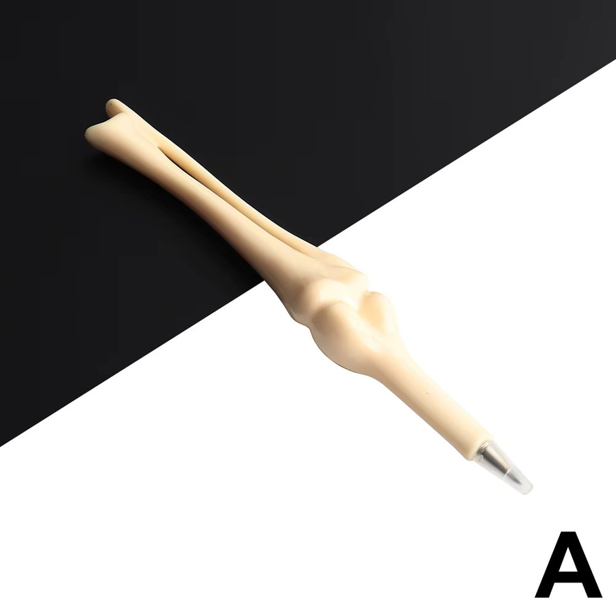 GENKKY Bones Luxus Schreibwaren Set aus Resin in Beige, 5-teiliges Büro und Schul-Zubehör - Bild 2