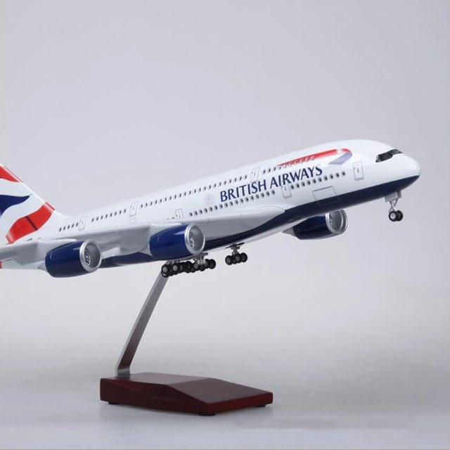 ZOCO British Airways A380 Modellflugzeug, 1:160, mit LED-Licht, ab 14 Jahren - Bild 1