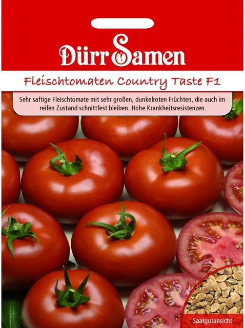 Dürr Samen Fleisch-Tomaten Country Taste F1 Saatgut - Bild 1