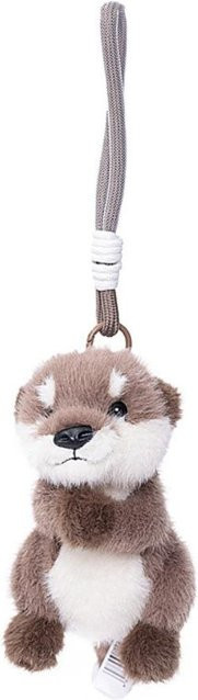 Binchi Fitness Otter Schlüsselanhänger, grau, 15 cm, Unisex - Bild 1