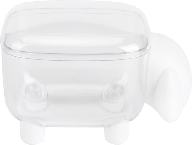 CosyHome Aufbewahrungsbox für Wattestäbchen und Make-up in Weiß mit Cartoon-Design - Bild 1