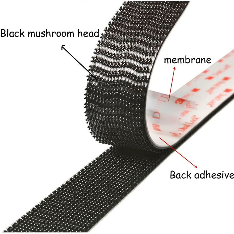 3M Dual-Lock doppelseitiges Verschluss-Klebeband in Schwarz zum Nähen von Stoffen - Bild 2