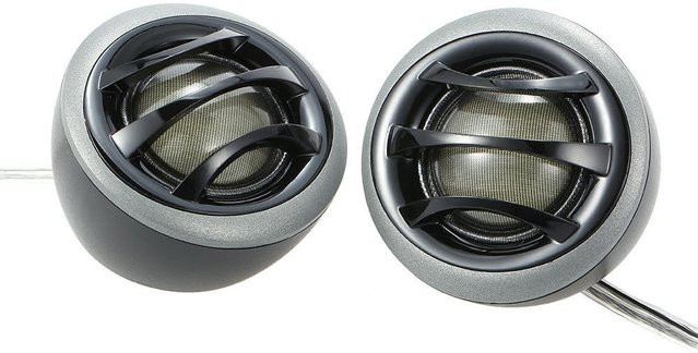 VehicleKit Micro Dome Car Audio Hochtöner-Lautsprecher mit integrierter Frequenzweiche, 1 Paar, 150W - Bild 1