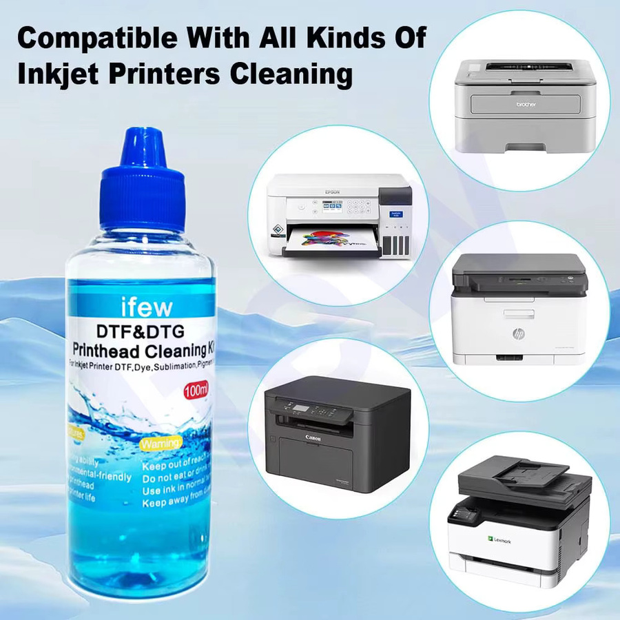 NexaJet Tintenstrahldrucker-Reinigungsset für Epson HP Brother und Canon, 100 ml Druckkopfreiniger zur Düsenreinigung - Bild 2