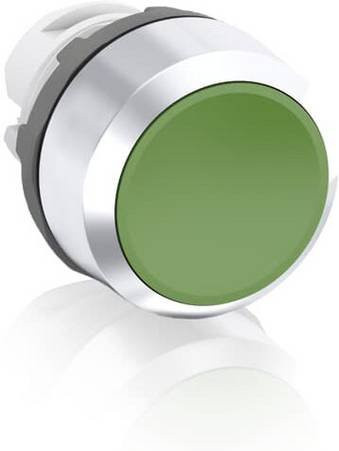 ABB MP1-30G Drucktaster-Frontelement in Grün mit IP66 Schutzart, Breite: 28 mm, Höhe: 11,5 mm - Bild 1