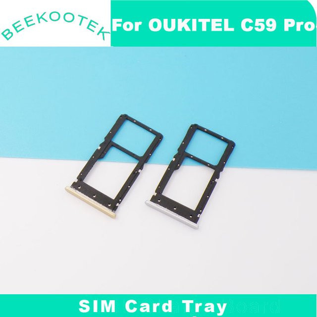 Oukitel C59 Pro SIM-Kartenhalter SIM-Tray und Kartenleser Adapter in Schwarz oder Silber - Bild 1