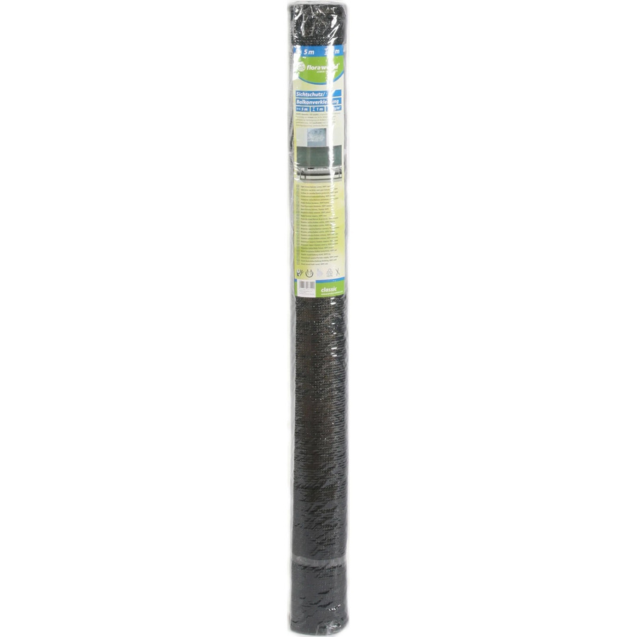 Sichtschutzmatte aus HDPE in Grün, Breite: 100 cm, Länge: 500 cm - Bild 2
