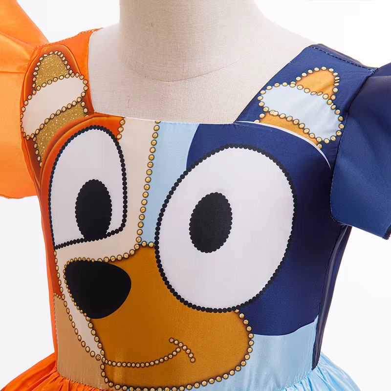 OSMANLUER Prinzessin Bingo Hund Anime Kostüm, Mädchen, Plüsch / Textil, Bunt / Mehrfarbig - Bild 2