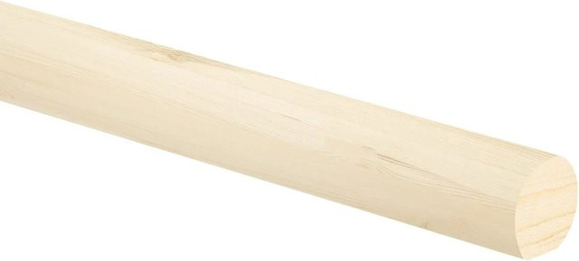 Kordo Handlauf aus Tanne in Braun und Beige, rund, 2 m Länge - Bild 1